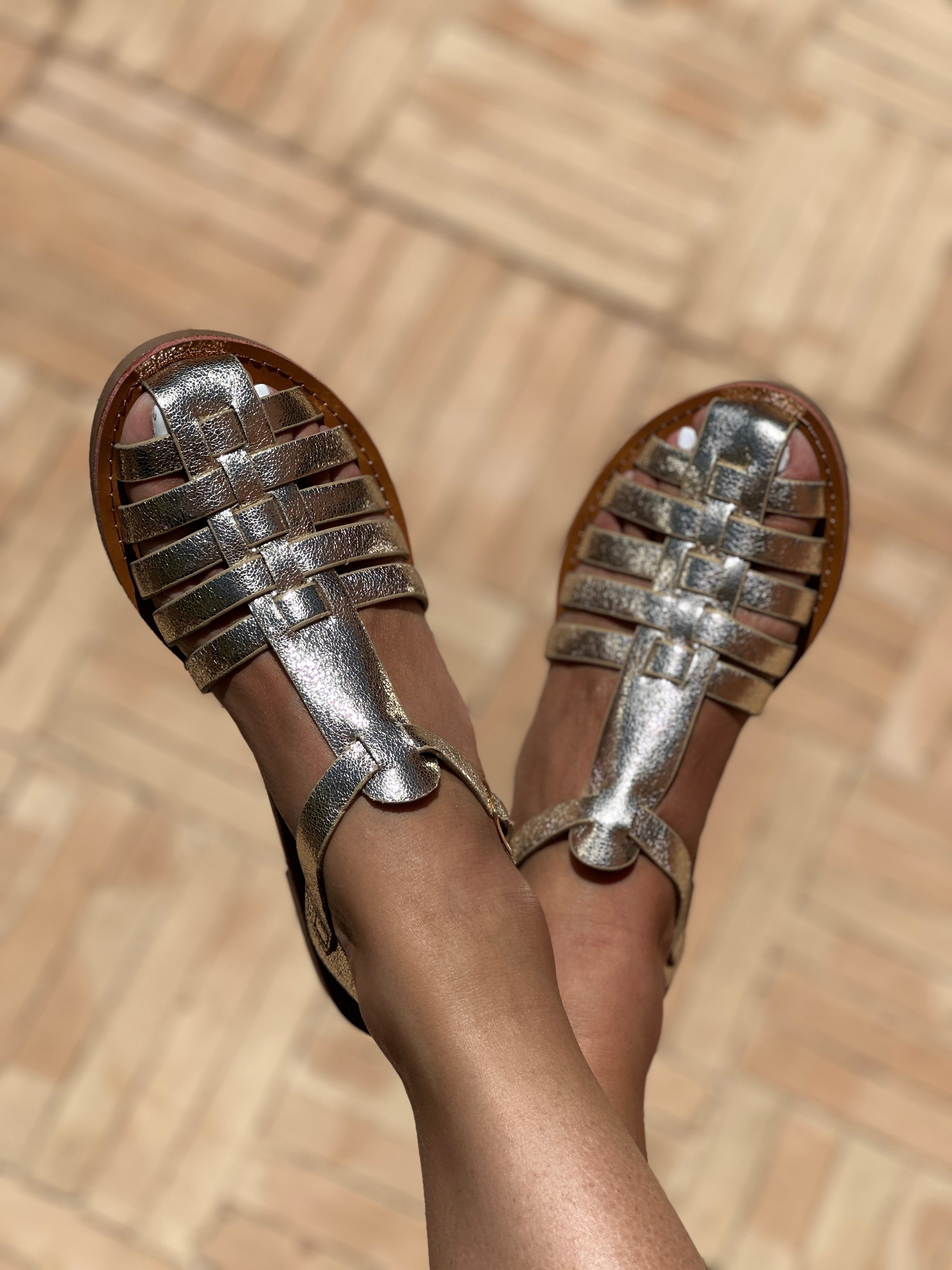 Sandales Plates Medusa
