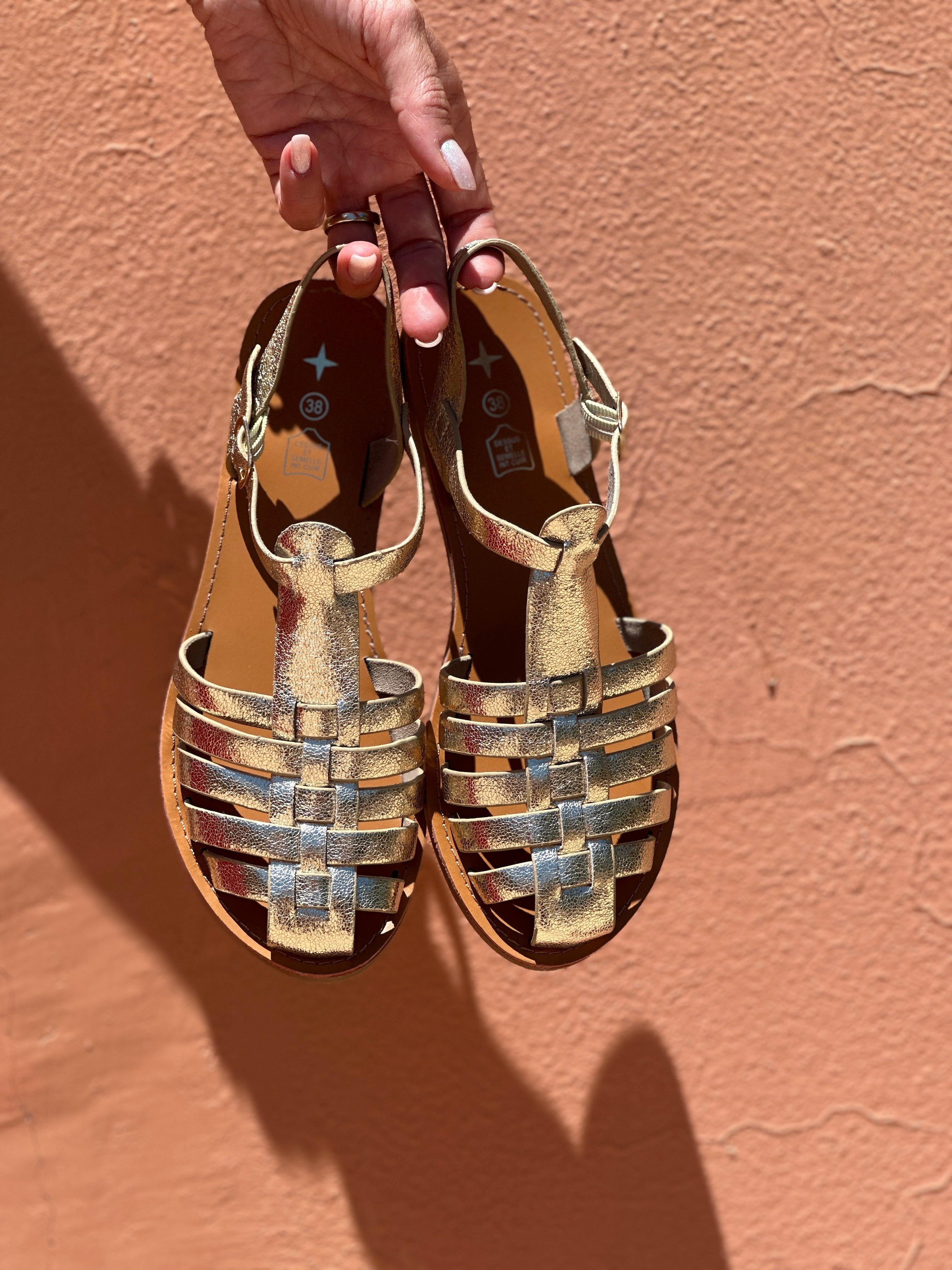 Sandales Plates Medusa